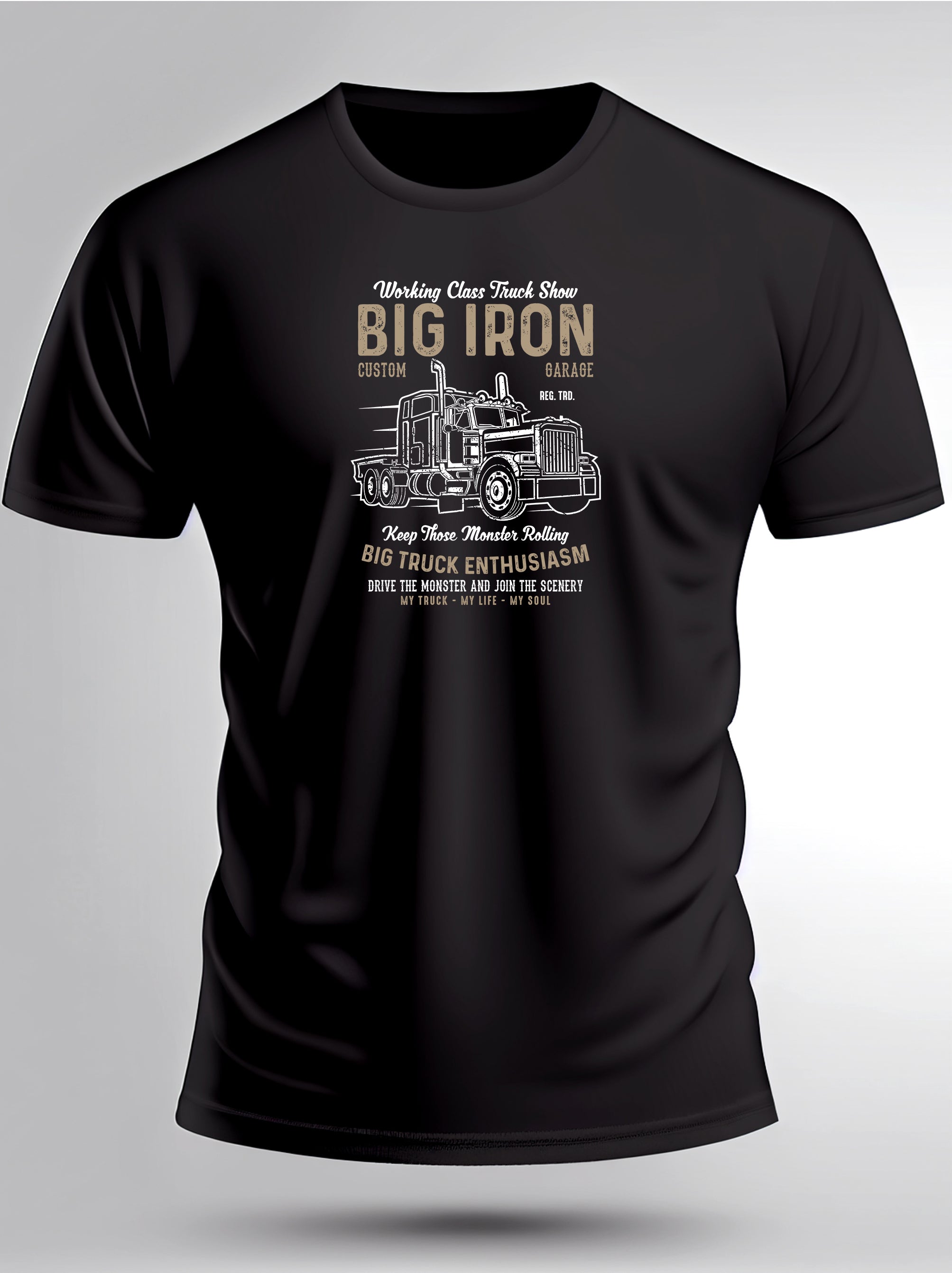 Working Class Truck Show Big Iron T Shirt